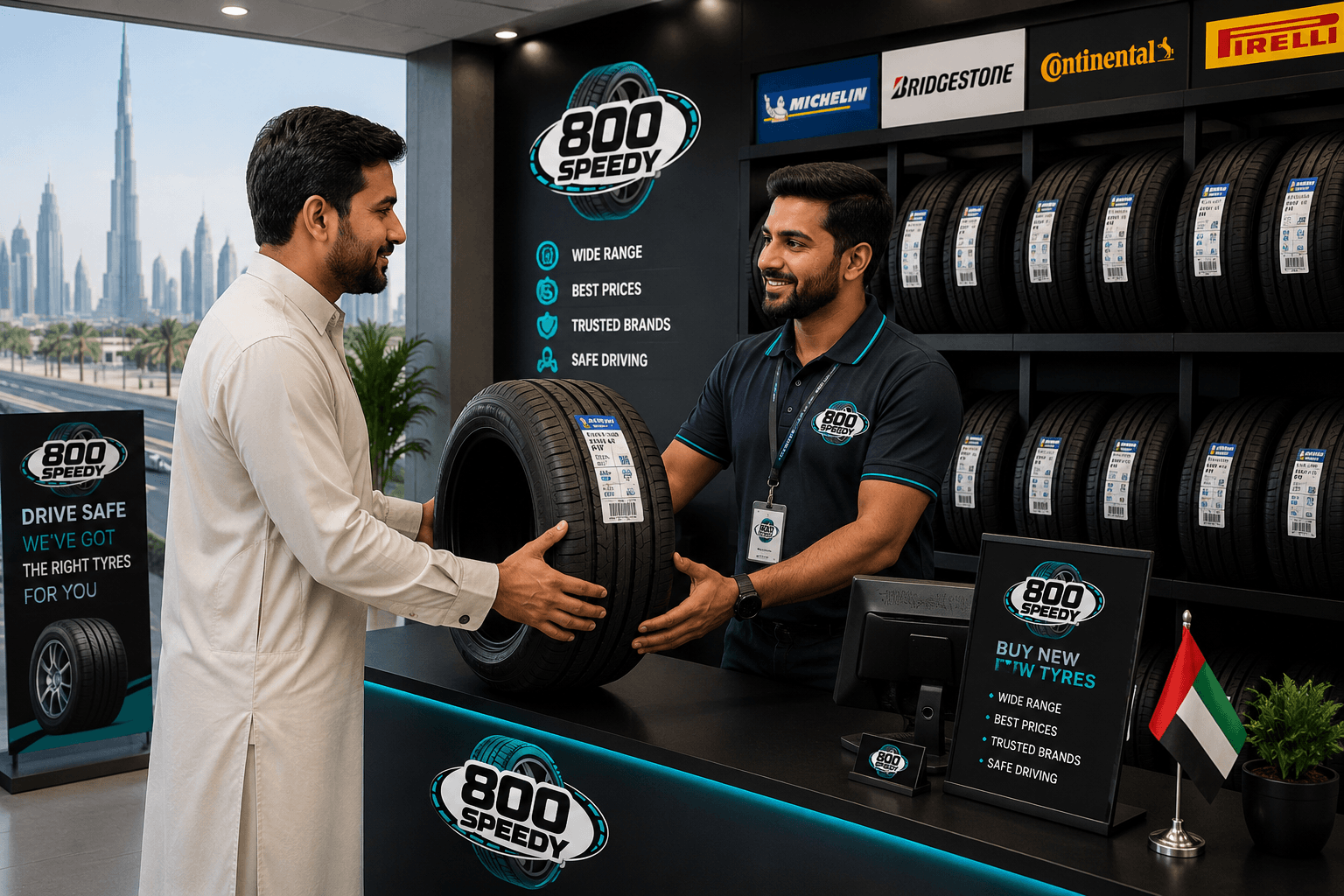 Buy New Tyre Dubai – Delivered & Fitted in 20-30 Minutes